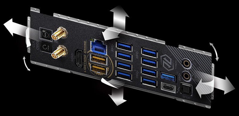 Flexible Integrated IO Shield